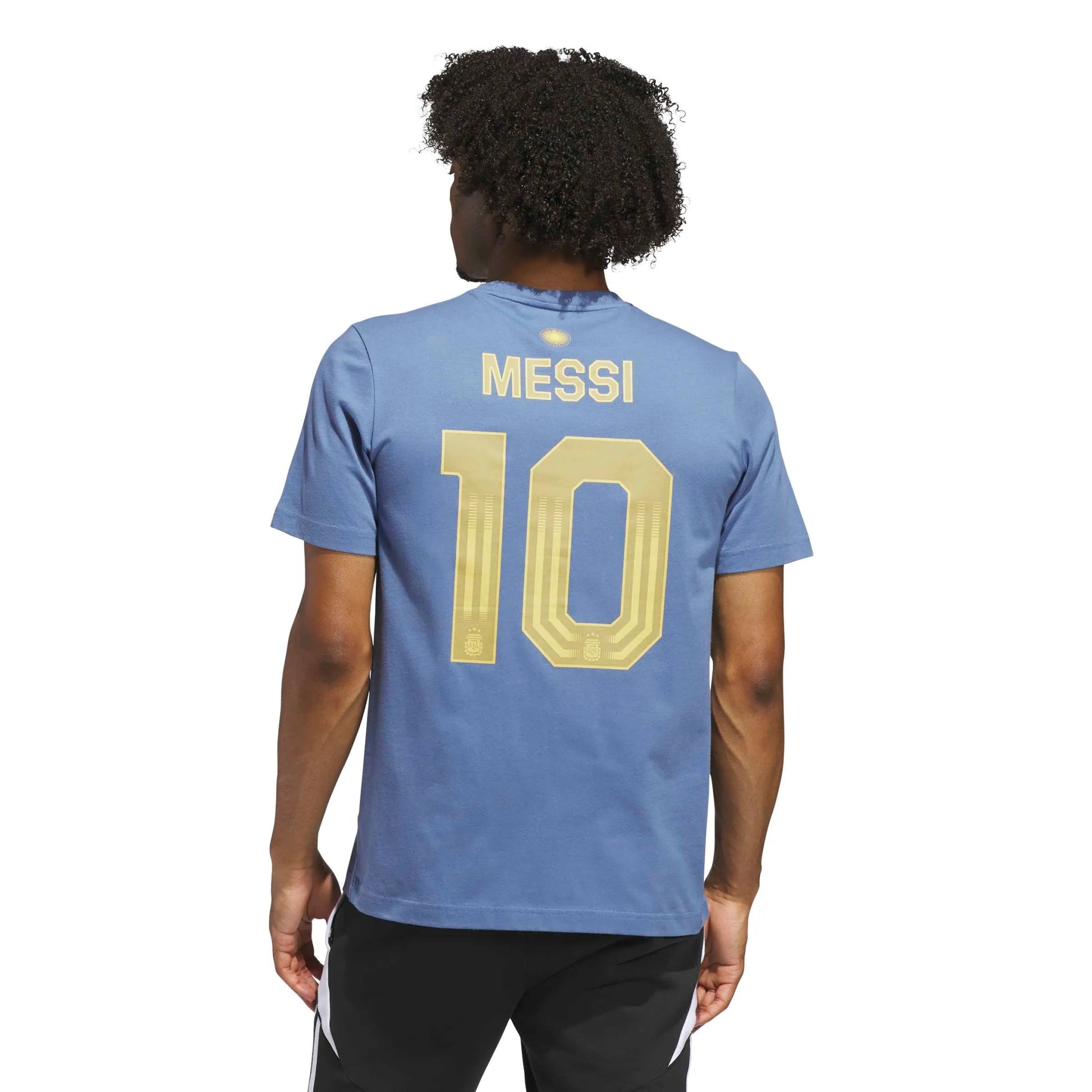 Adidas - 2026 Argentina Men's Messi Name And Number Tee