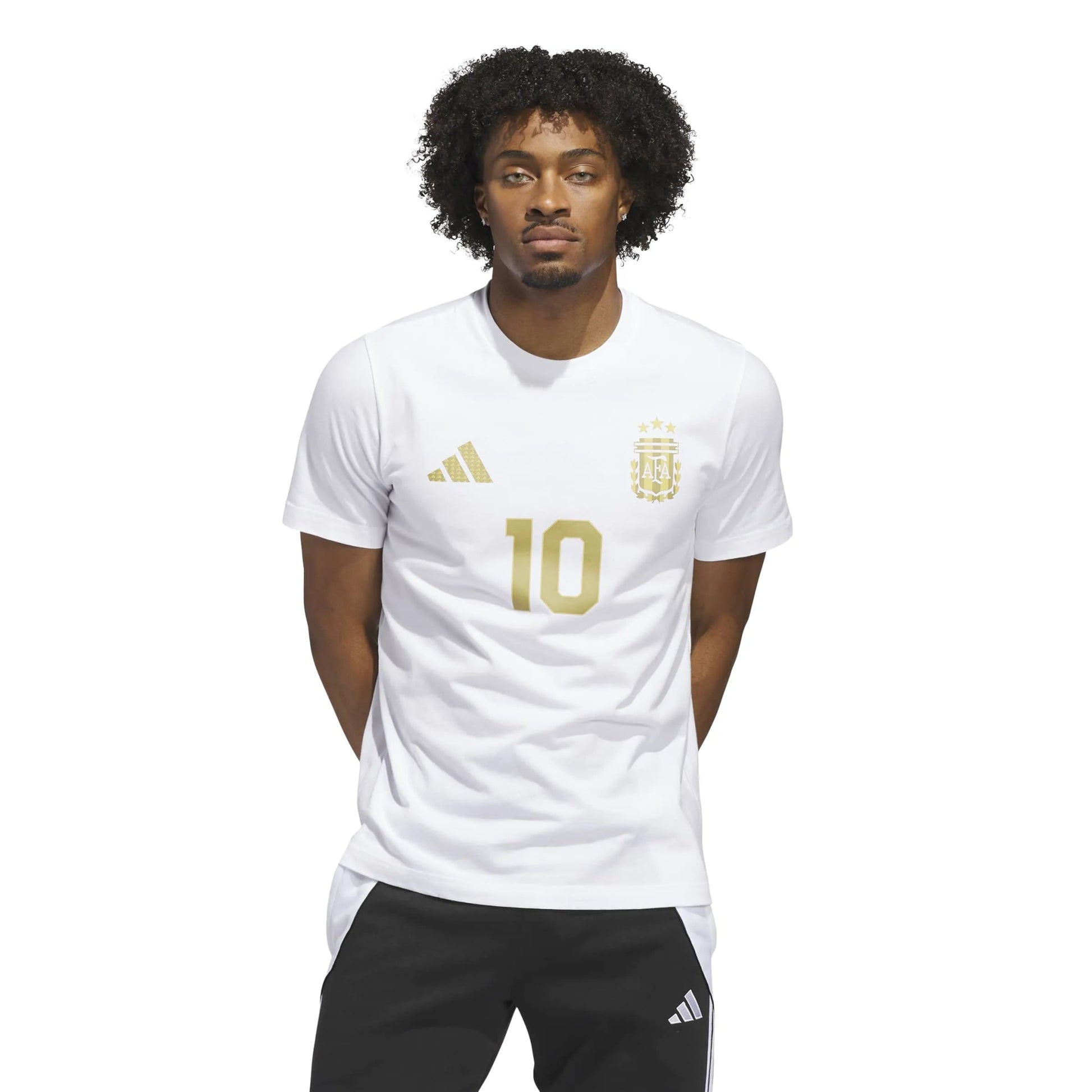 Adidas - 2026 Argentina Men's Messi Name And Number Tee