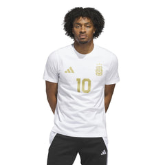 Adidas - 2026 Argentina Men's Messi Name And Number Tee