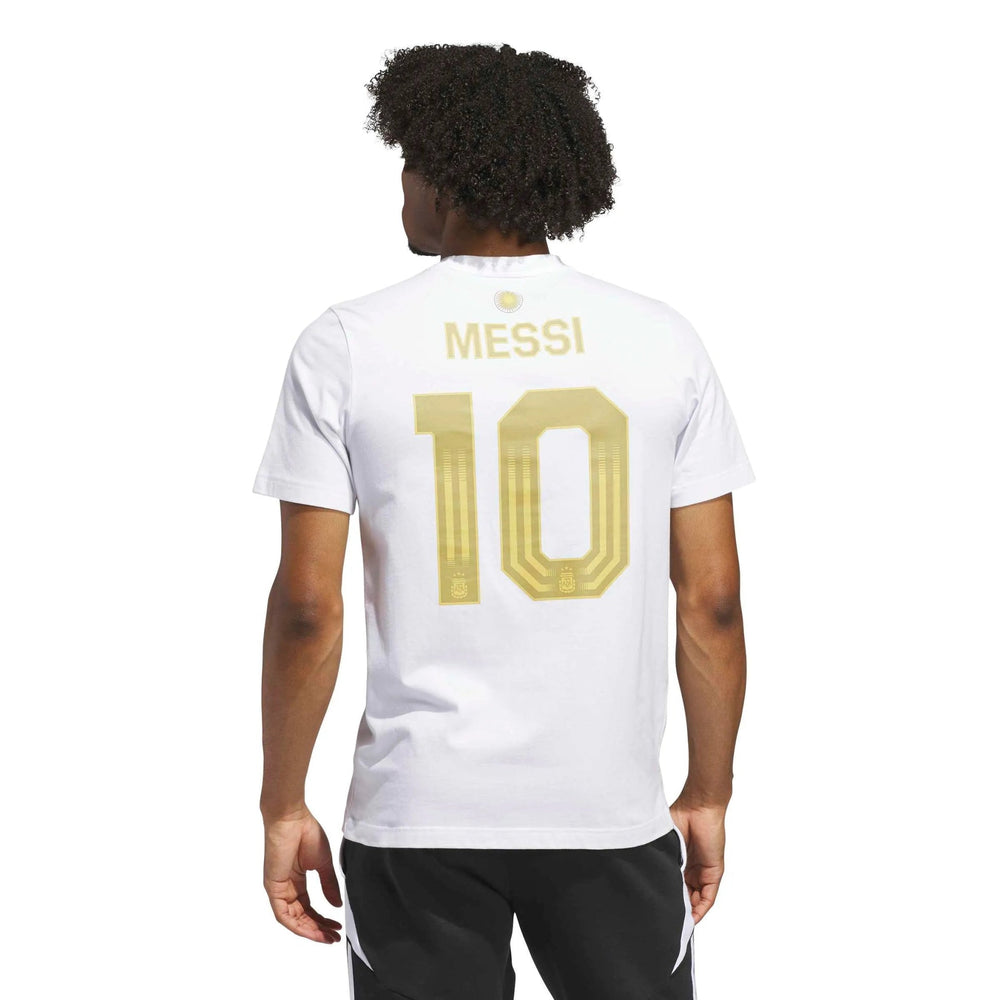 Adidas - 2026 Argentina Men's Messi Name And Number Tee