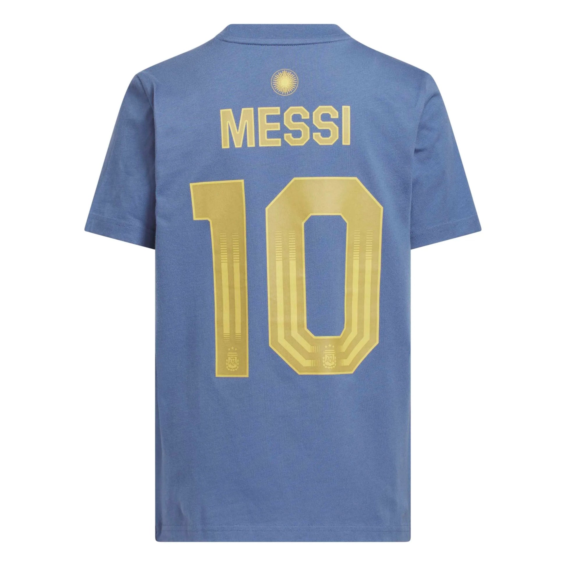 Adidas - 2026 Argentina Youth Messi Name And Number Tee