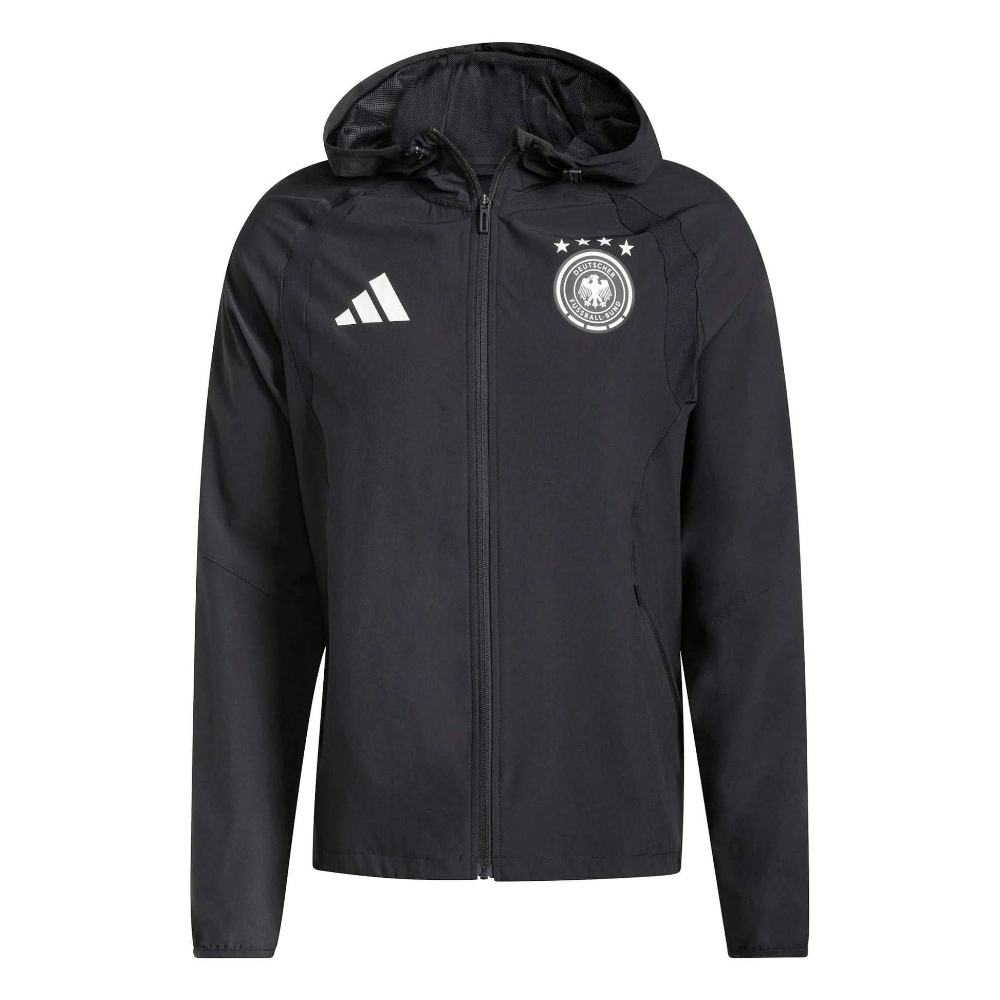 Adidas - 2026 Germany Men's Tiro Travel Full Zip Windbreaker