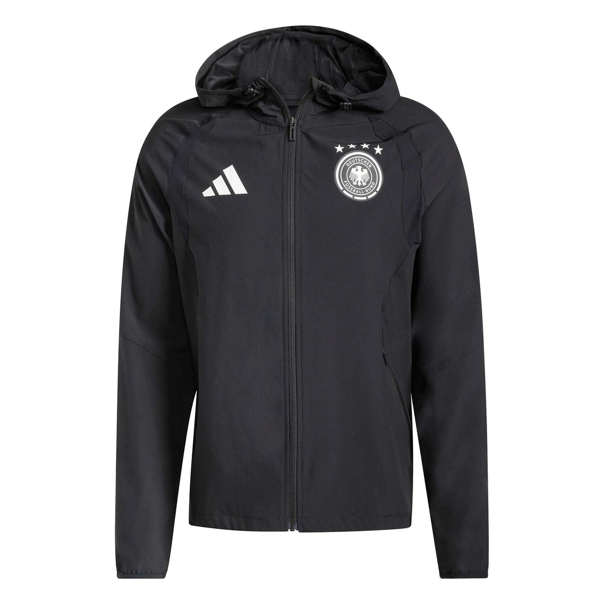 Adidas - 2026 Germany Men's Tiro Travel Full Zip Windbreaker