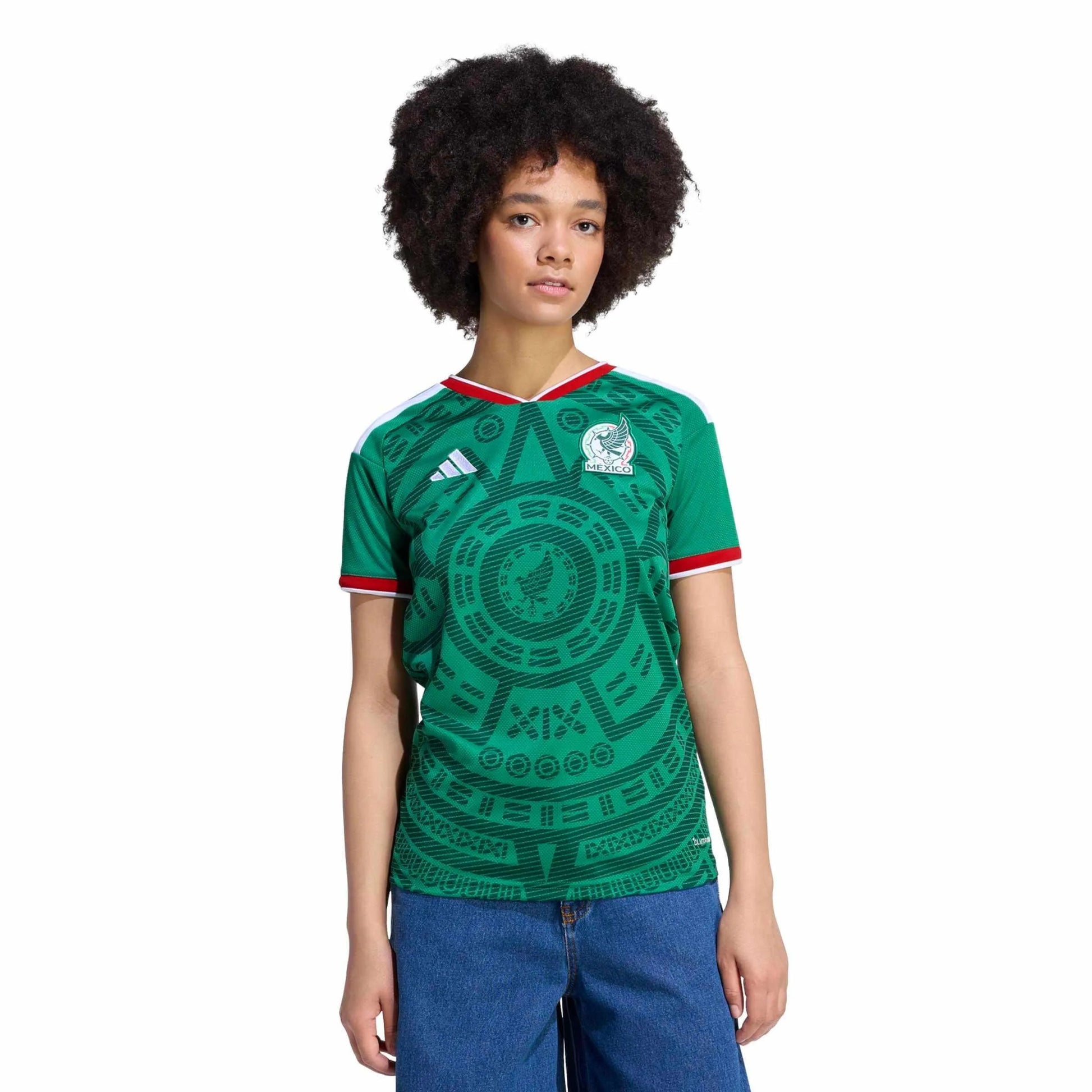 Adidas - 2026 Mexico Women's Stadium Home Soccer Jersey