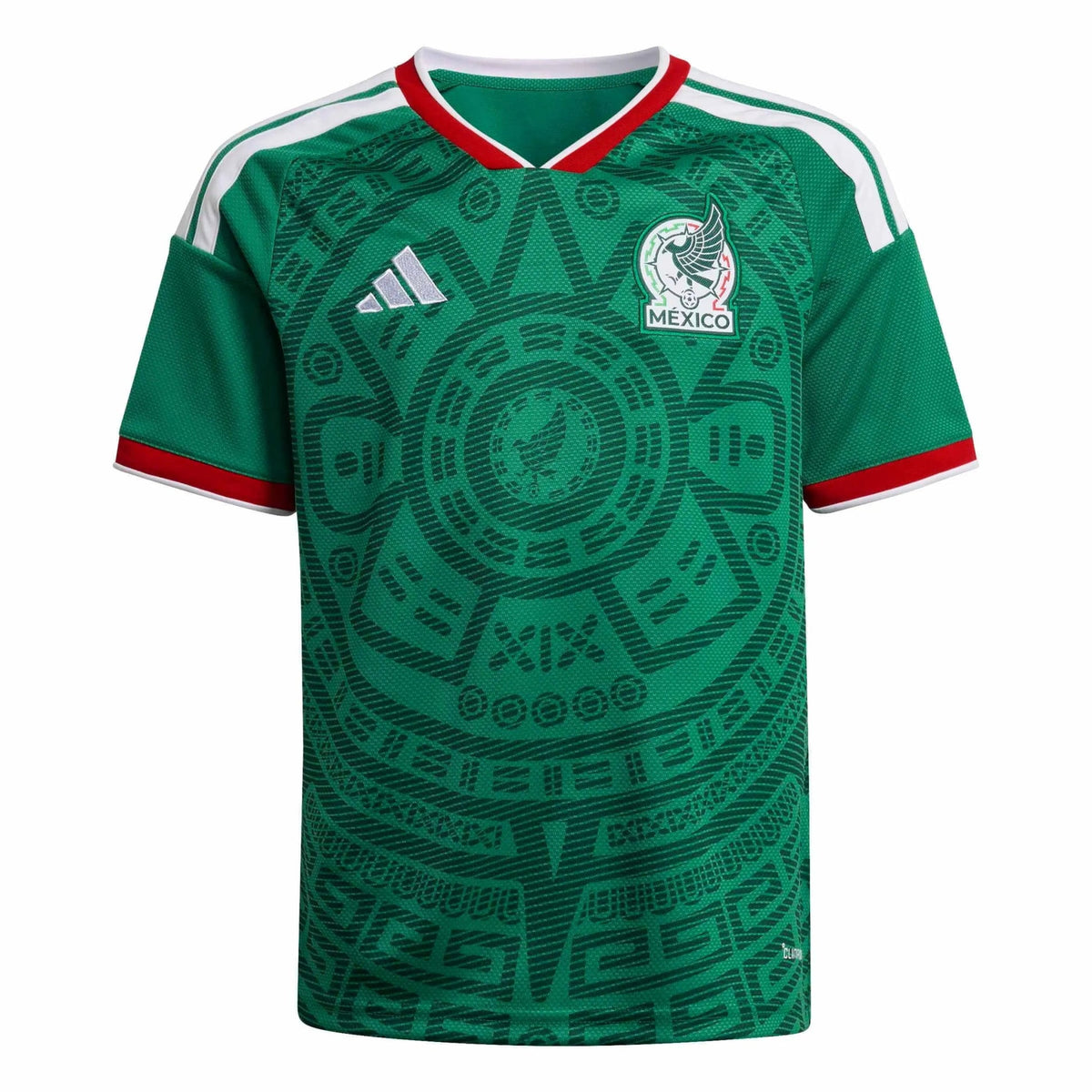 Adidas - 2026 Mexico Youth Stadium Home Soccer Jersey
