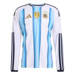 Adidas - 2026 Argentina Men's Authentic Home Long-Sleeve Soccer Jersey