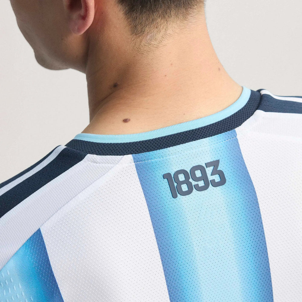 Adidas - 2026 Argentina Men's Authentic Home Long-Sleeve Soccer Jersey