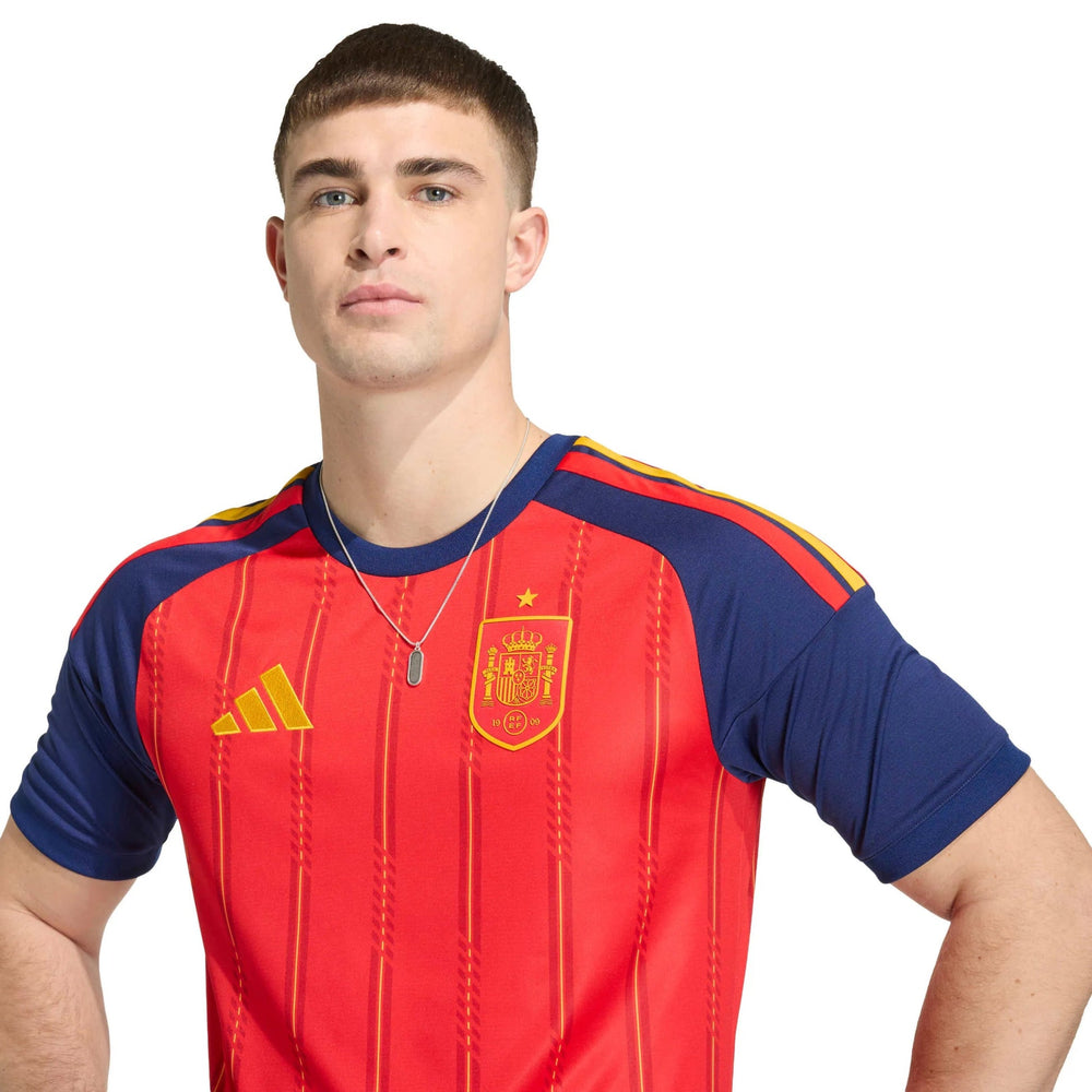 Adidas - 2026 Spain Men's Stadium Home Soccer Jersey