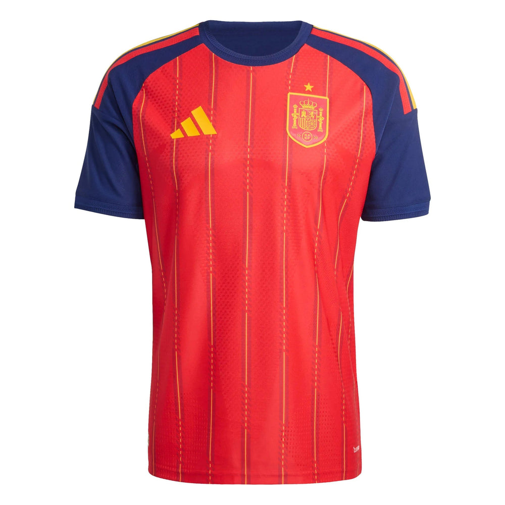 Adidas - 2026 Spain Men's Authentic Home Soccer Jersey