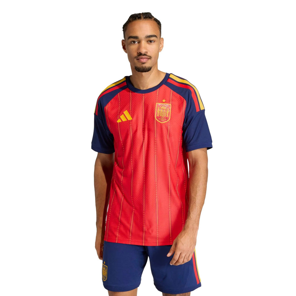 Adidas - 2026 Spain Men's Authentic Home Soccer Jersey