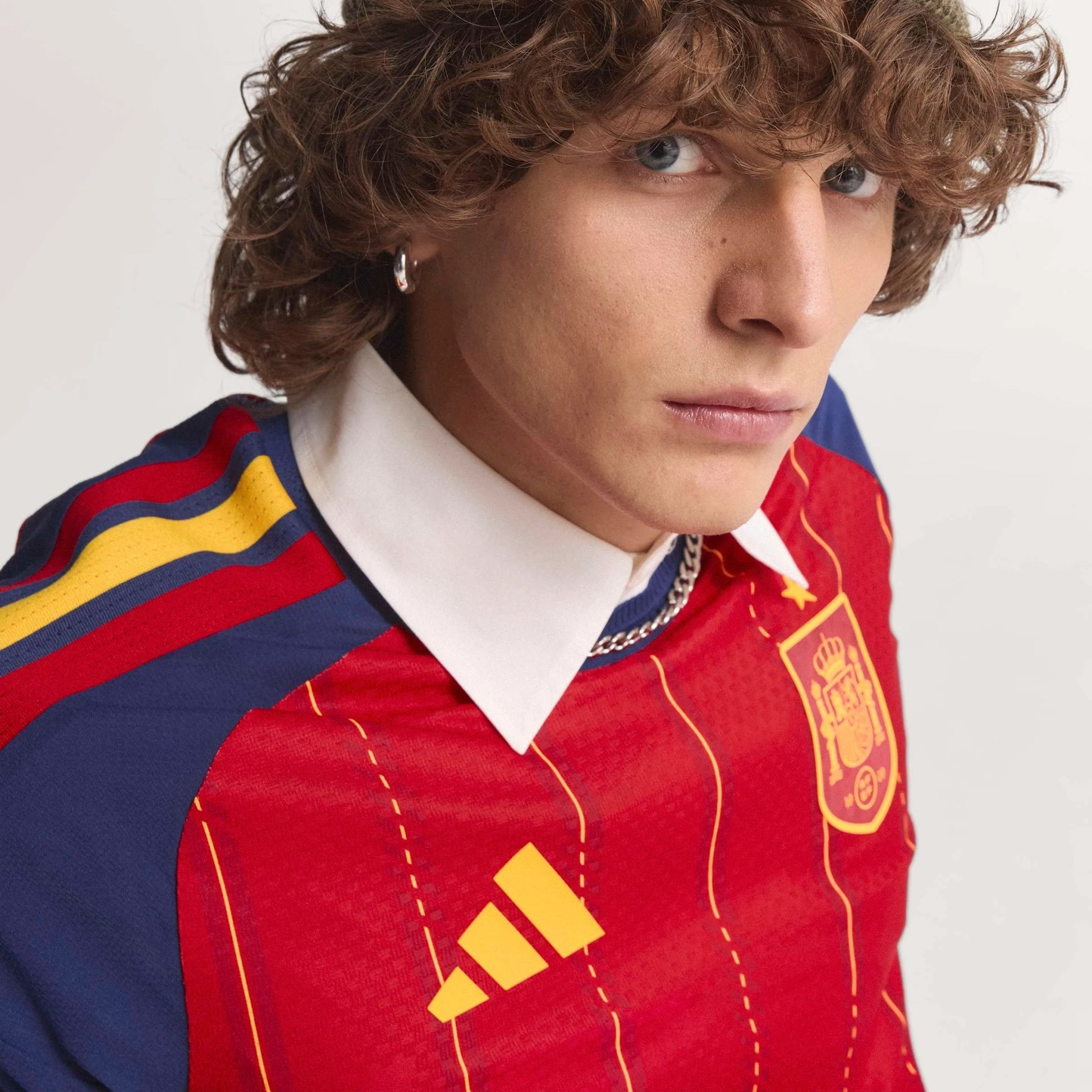 Adidas - 2026 Spain Men's Authentic Home Soccer Jersey