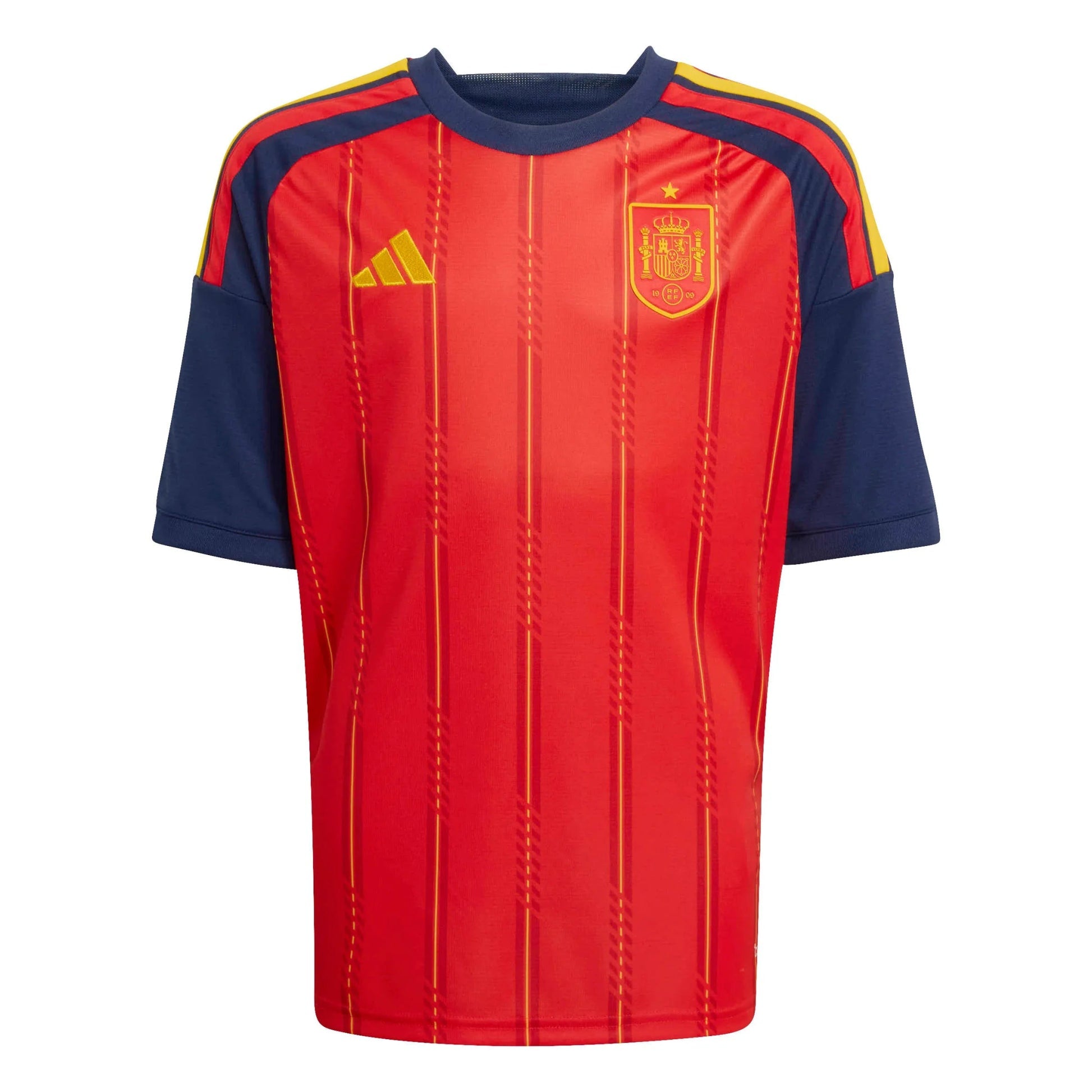 Adidas - 2026 Spain Youth Stadium Home Soccer Jersey