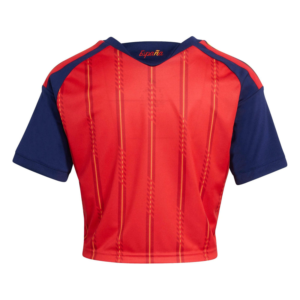 Adidas - 2026 Spain Women's Stadium Home Cropped Soccer Jersey