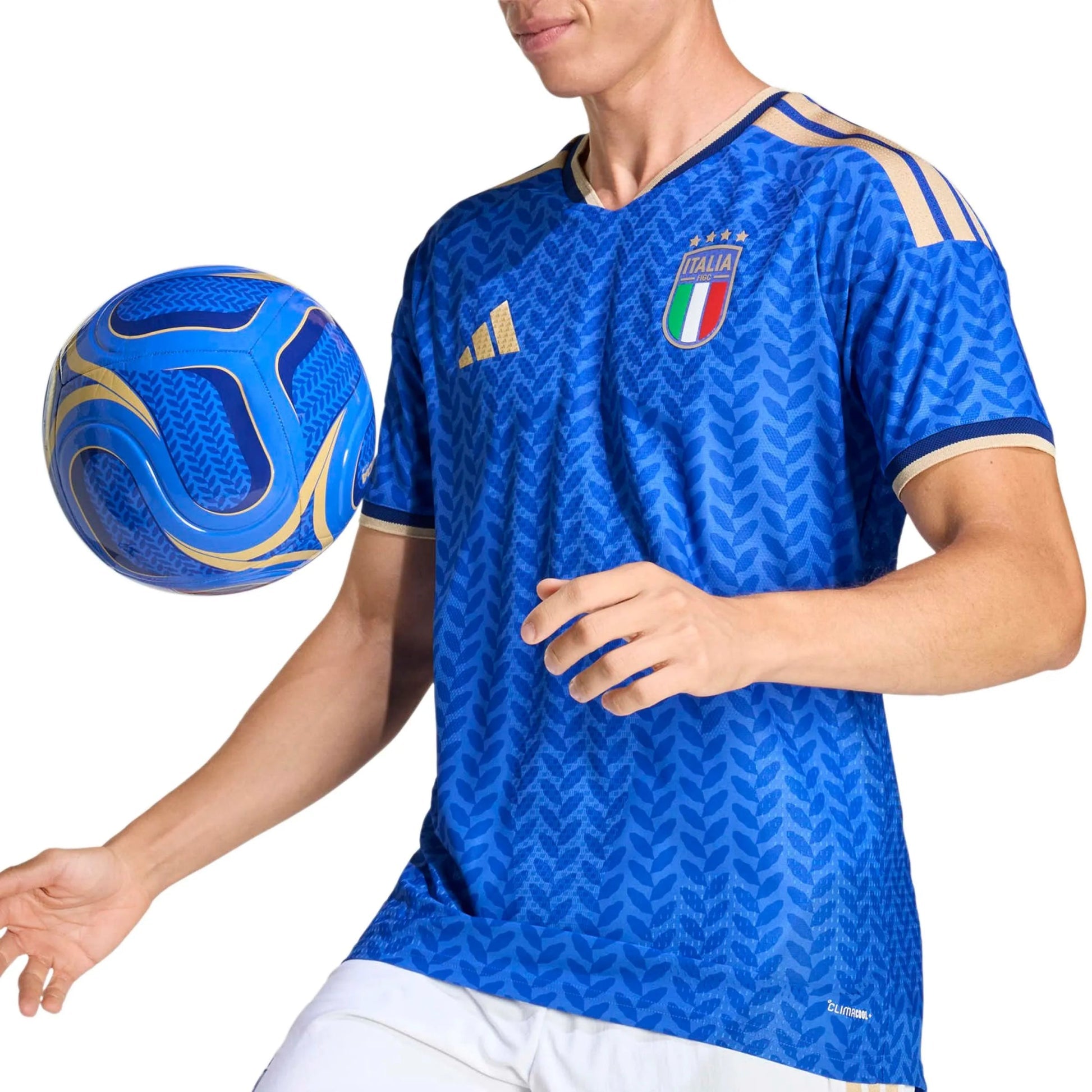 Adidas - 2026 Italy Men's Authentic Home Soccer Jersey