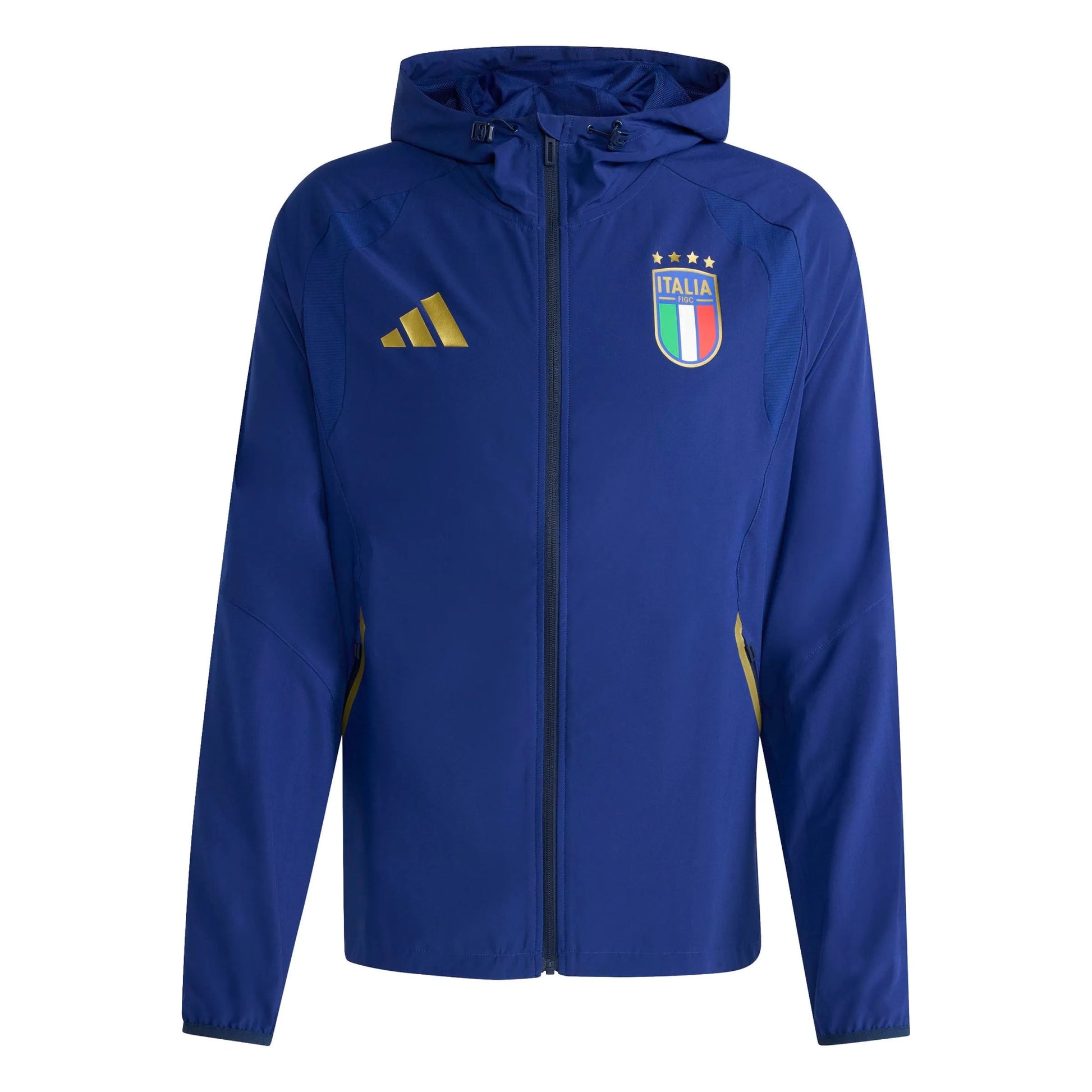 Adidas - 2026 Italy Men's Tiro Travel Full Zip Windbreaker