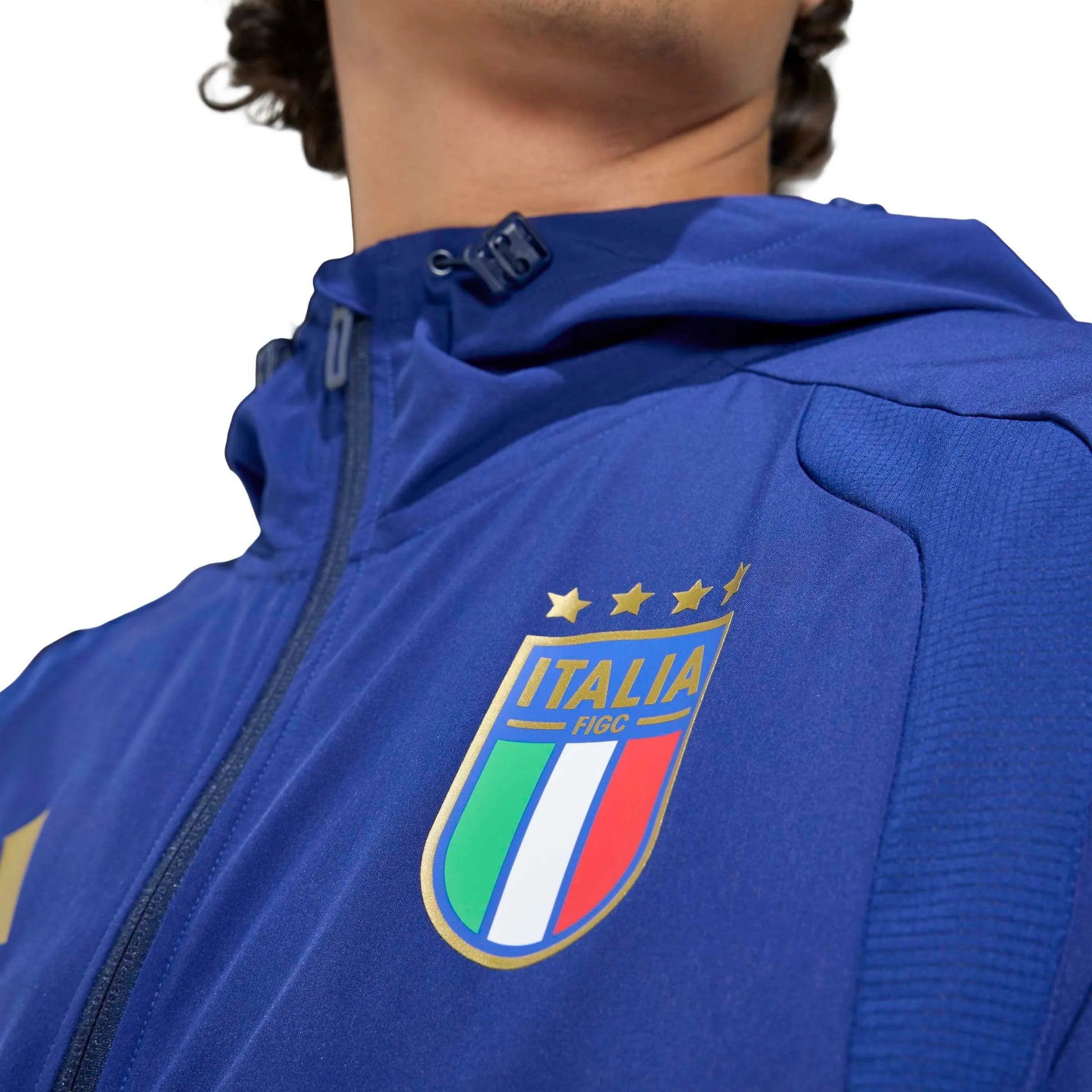 Adidas - 2026 Italy Men's Tiro Travel Full Zip Windbreaker