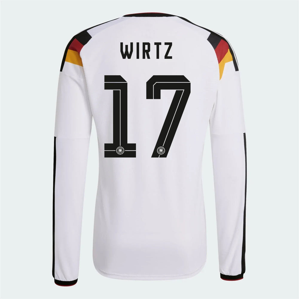 Adidas - 2026 Germany Men's Authentic Home Long-Sleeve Soccer Jersey