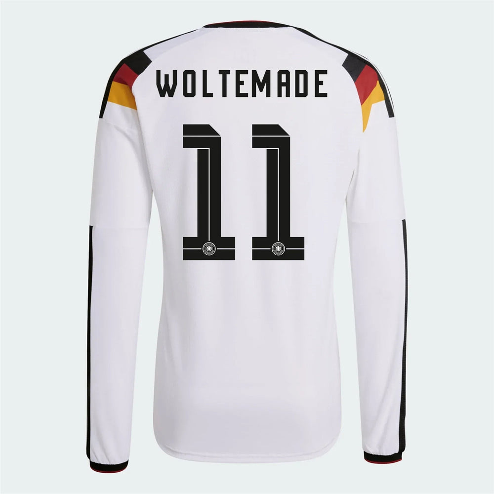 Adidas - 2026 Germany Men's Authentic Home Long-Sleeve Soccer Jersey