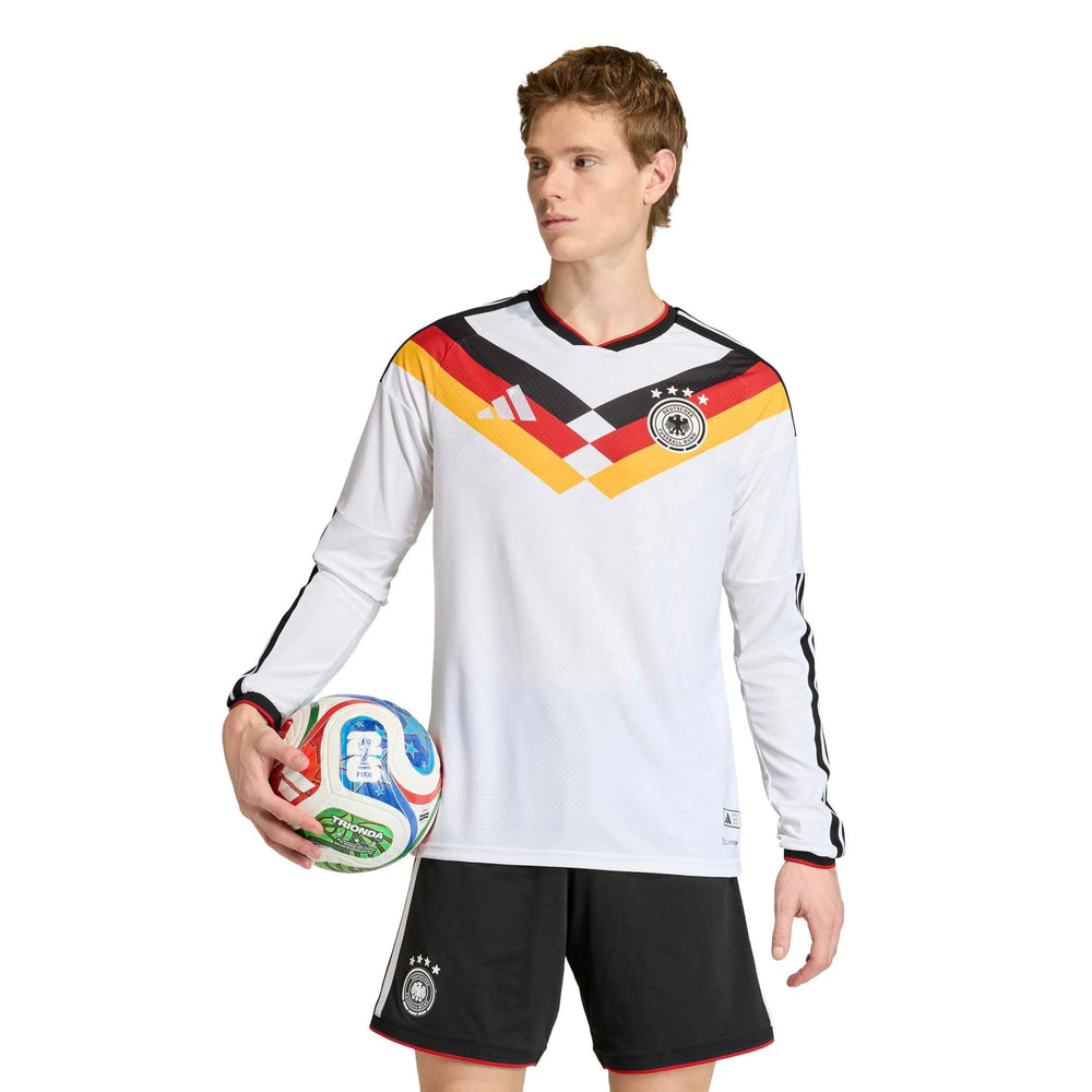 Adidas - 2026 Germany Men's Authentic Home Long-Sleeve Soccer Jersey