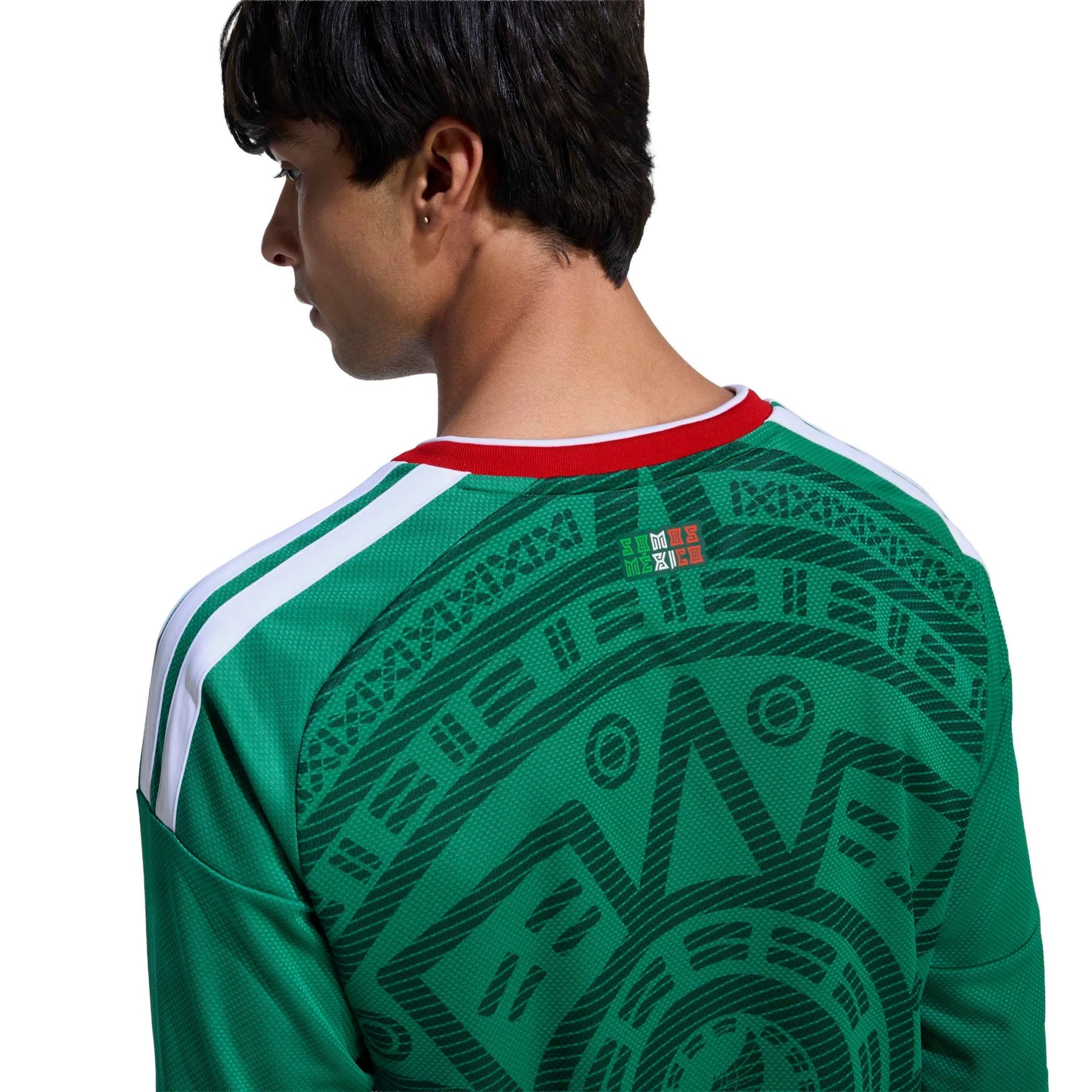 Adidas - 2026 Mexico Men's Stadium Home Long-Sleeve Soccer Jersey