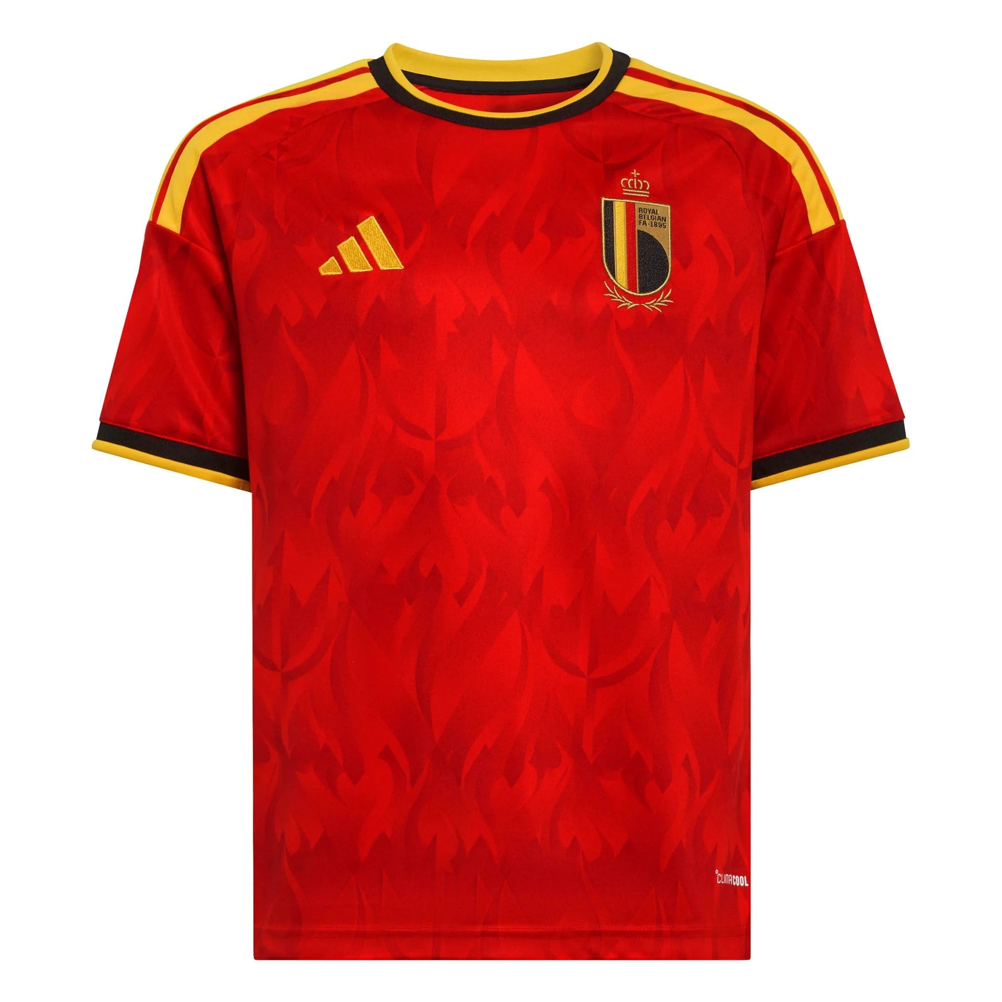 Adidas - 2026 Belgium Youth Stadium Home Soccer Jersey
