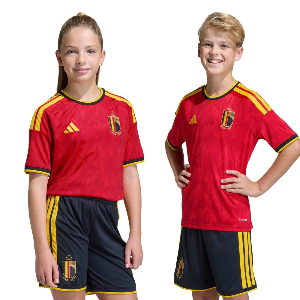 Adidas - 2026 Belgium Youth Stadium Home Soccer Jersey