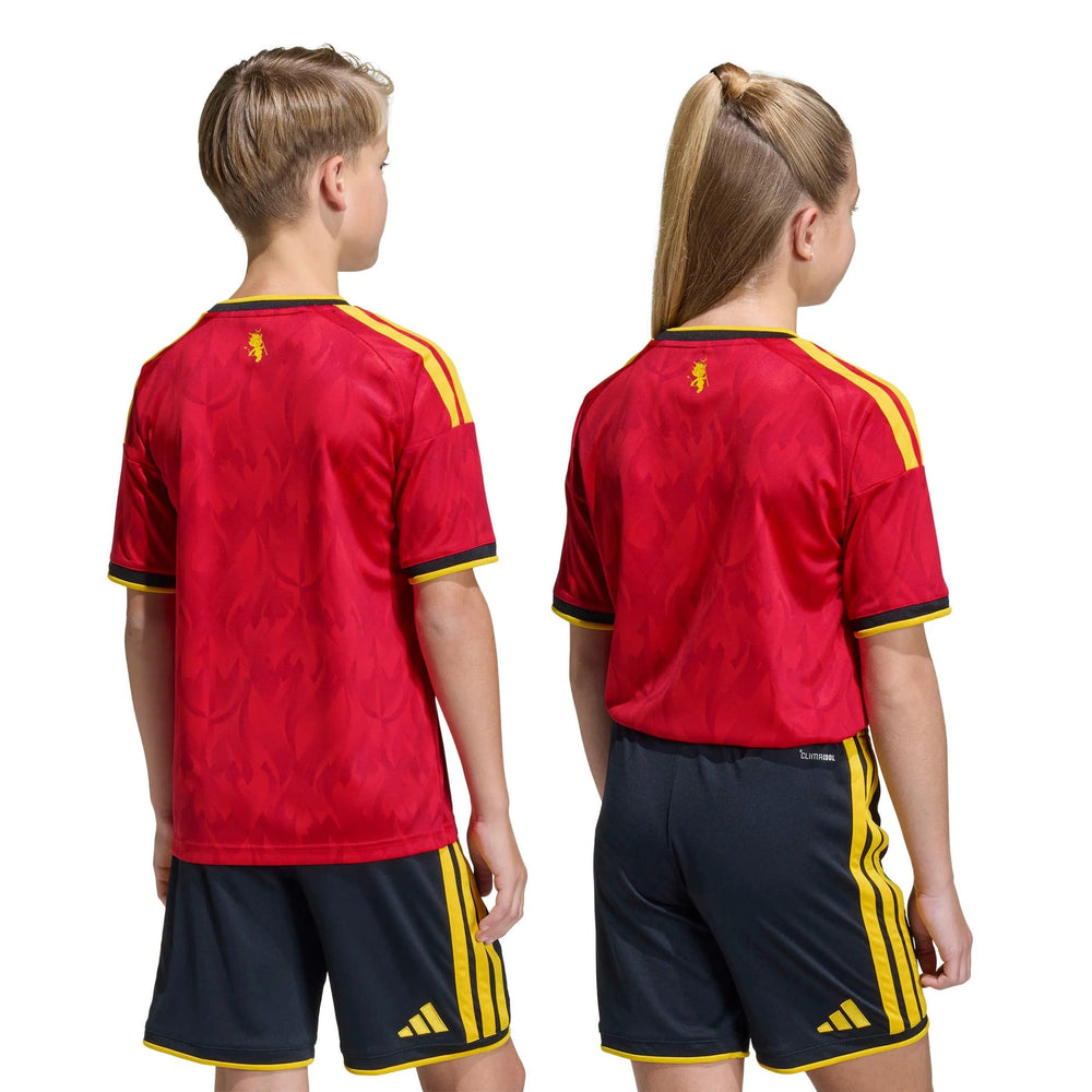 Adidas - 2026 Belgium Youth Stadium Home Soccer Jersey