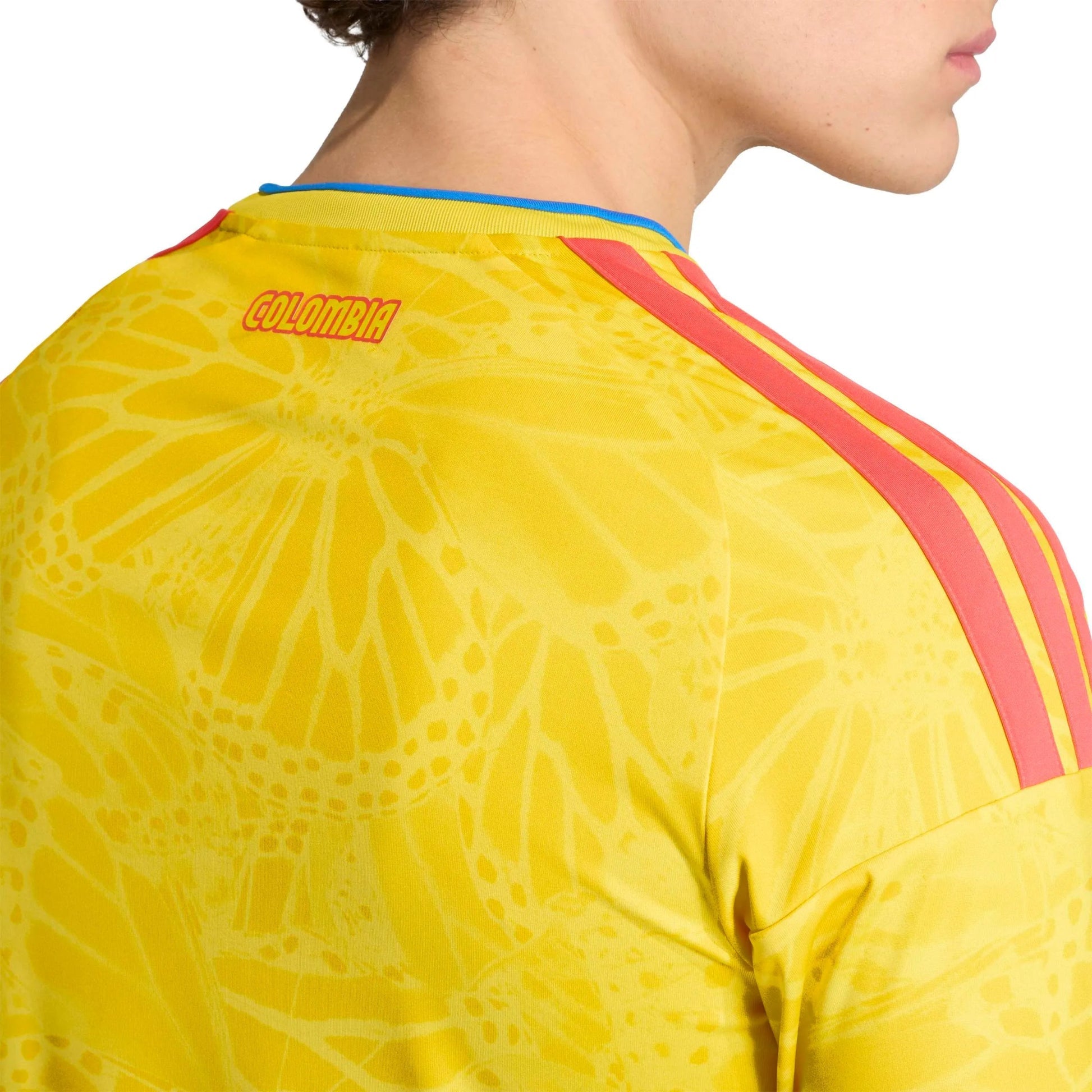Adidas - 2026 Colombia Men's Stadium Home Long-Sleeve Soccer Jersey