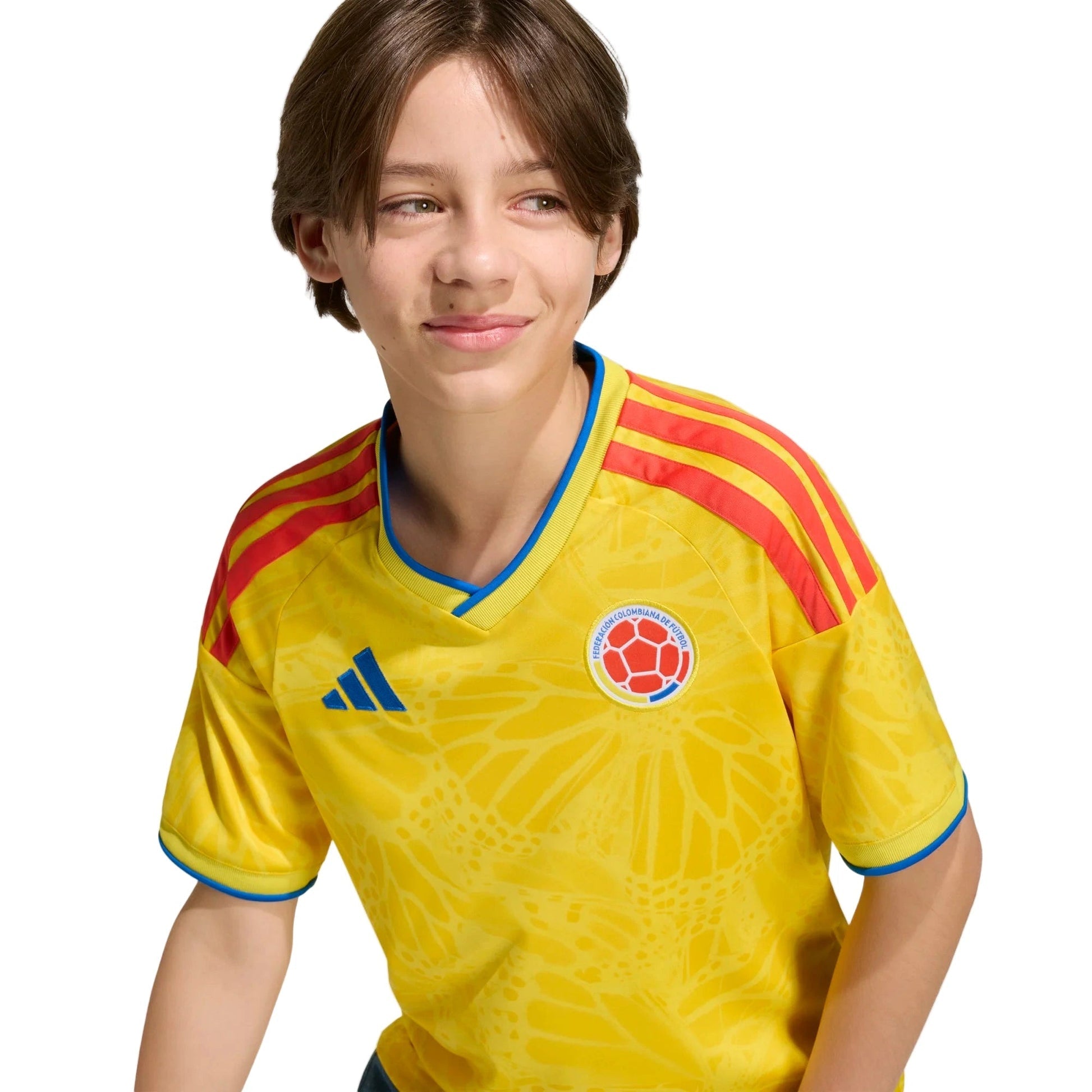 Adidas - 2026 Colombia Youth Stadium Home Soccer Jersey