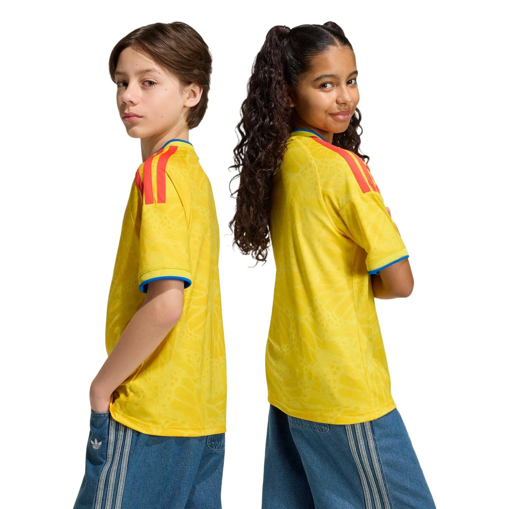 Adidas - 2026 Colombia Youth Stadium Home Soccer Jersey