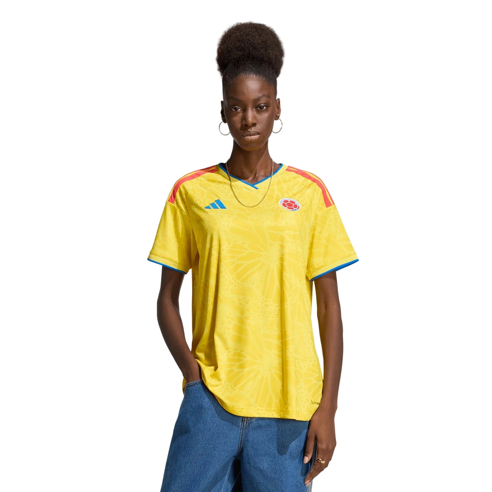 Adidas - 2026 Colombia Women's Stadium Home Soccer Jersey
