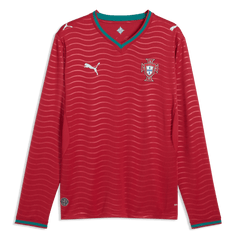 Puma - 2026 Portugal Men's Stadium Home Long-Sleeve Soccer Jersey
