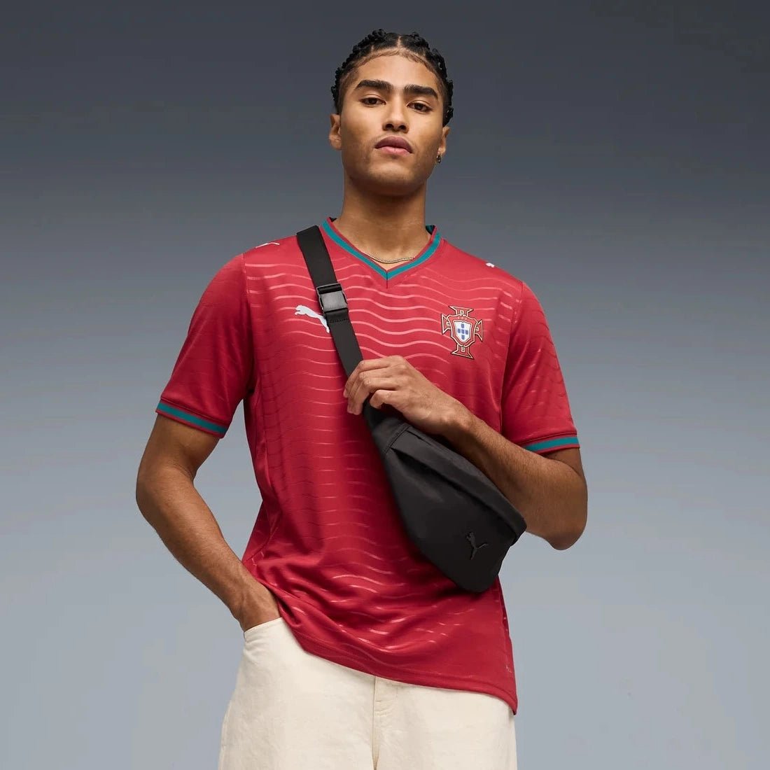 Puma - 2026 Portugal Men's Stadium Home Soccer Jersey