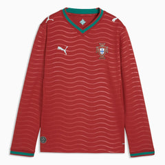 Puma - 2026 Portugal Youth Stadium Home Long-Sleeve Jersey