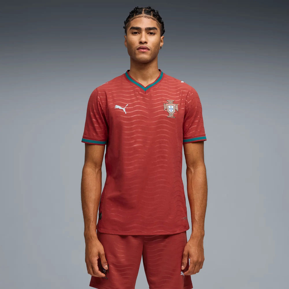 Puma - 2026 Portugal Men's Authentic Home Soccer Jersey
