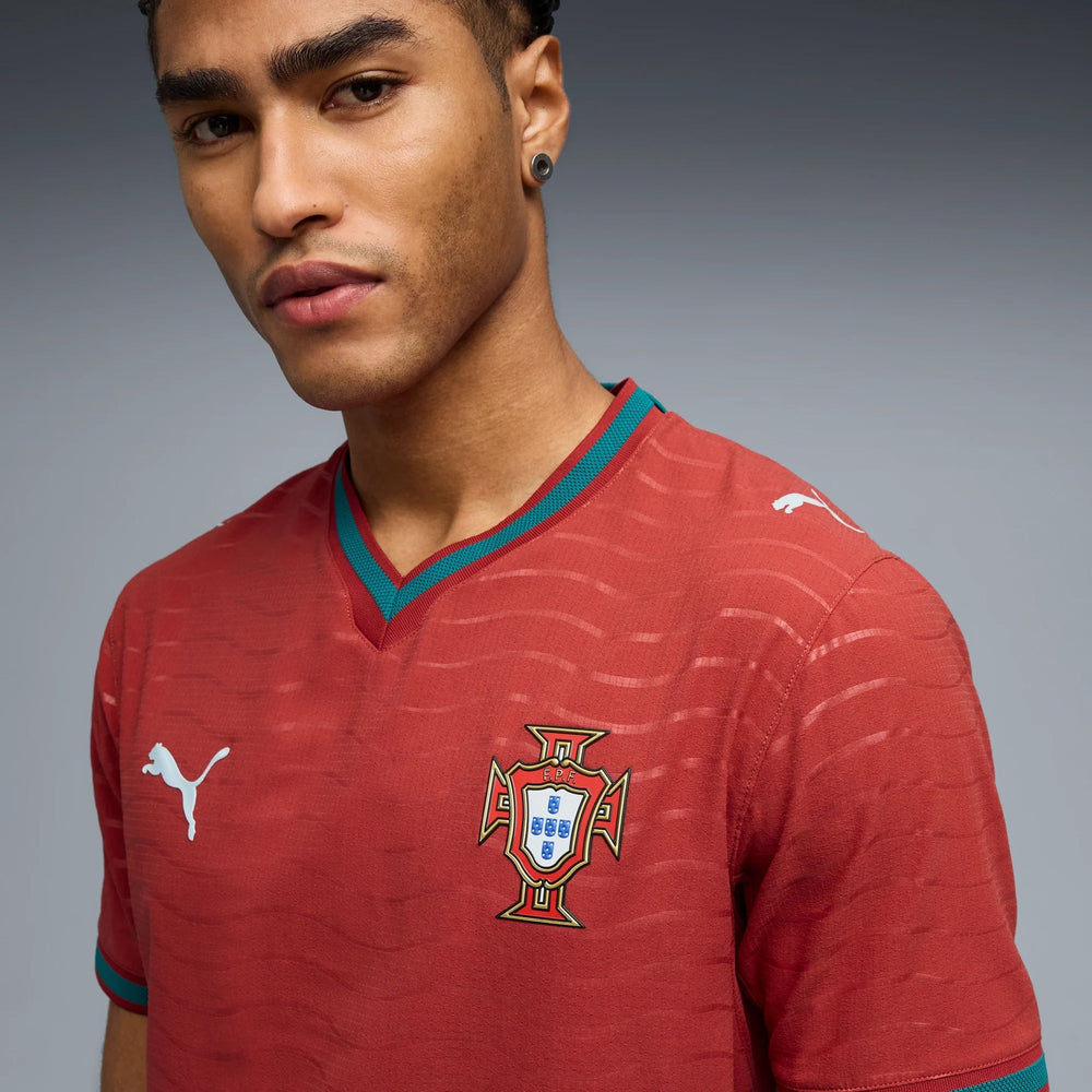 Puma - 2026 Portugal Men's Authentic Home Soccer Jersey