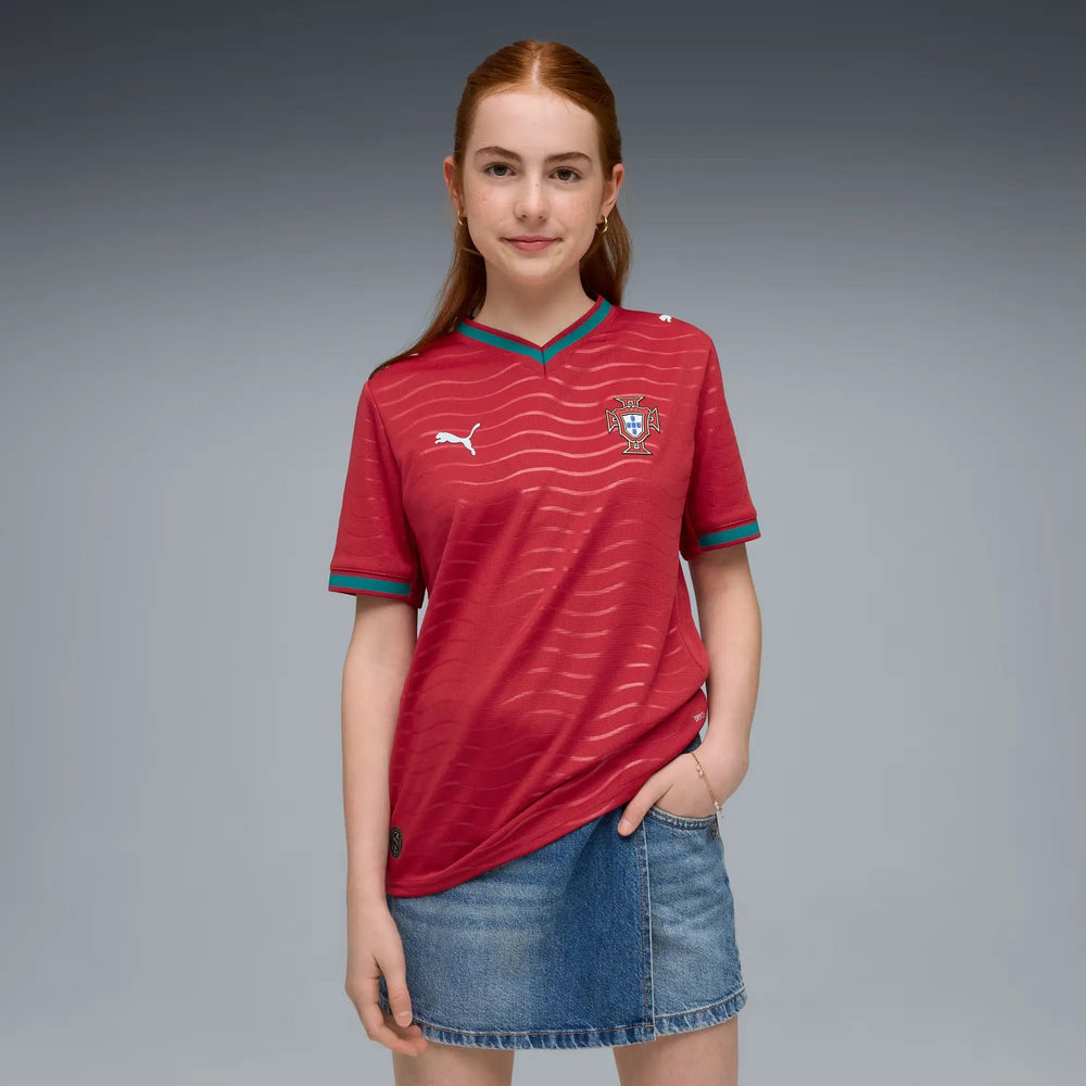 Puma - 2026 Portugal Youth Stadium Home Soccer Jersey