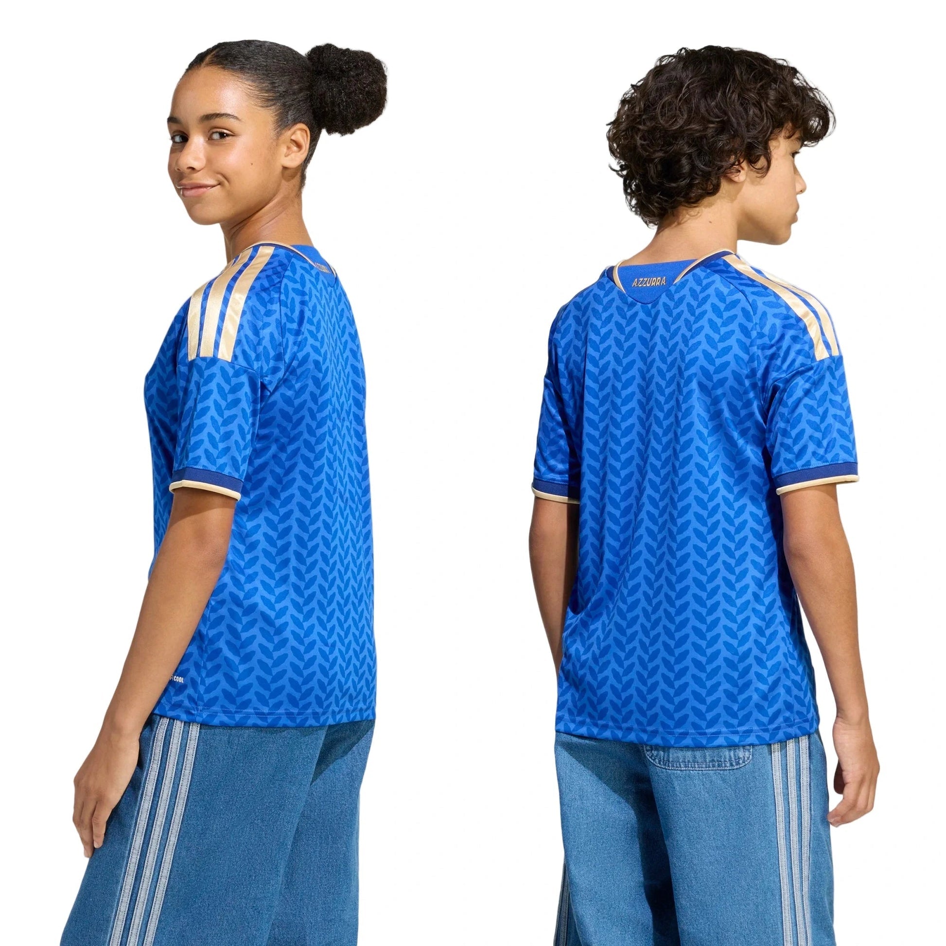 Adidas - 2026 Italy Youth Stadium Home Soccer Jersey