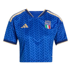 Adidas - 2026 Italy Women's Stadium Home Cropped Soccer Jersey