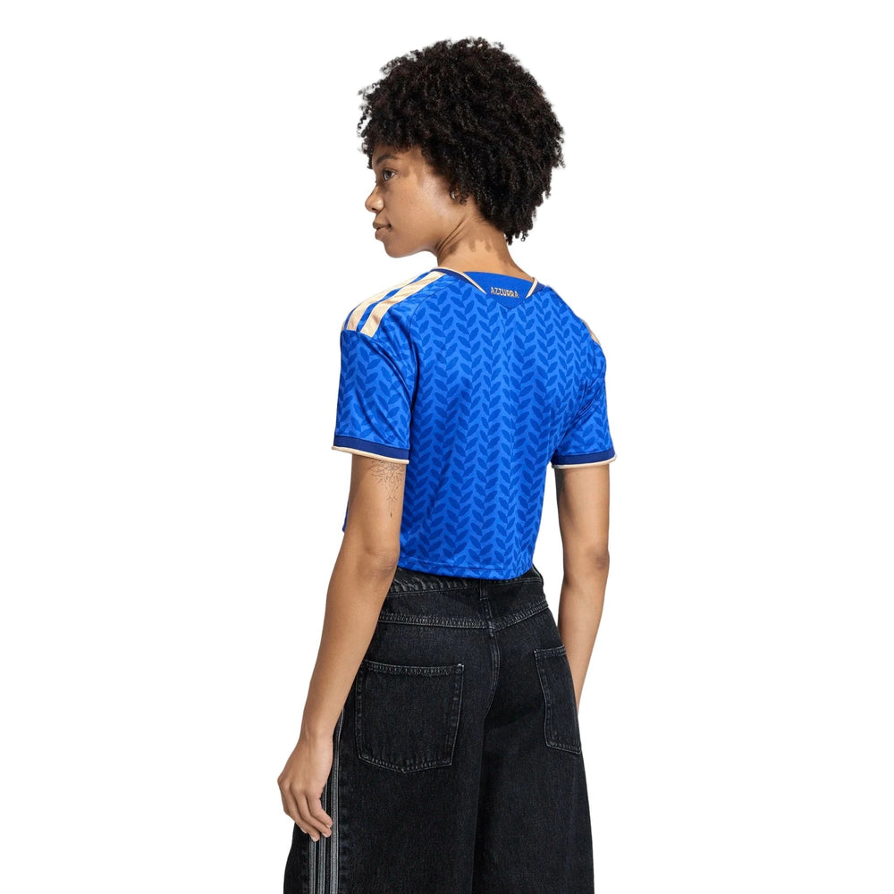 Adidas - 2026 Italy Women's Stadium Home Cropped Soccer Jersey