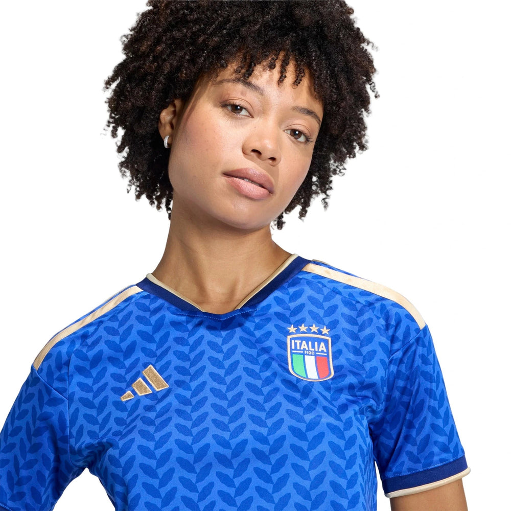 Adidas - 2026 Italy Women's Stadium Home Cropped Soccer Jersey