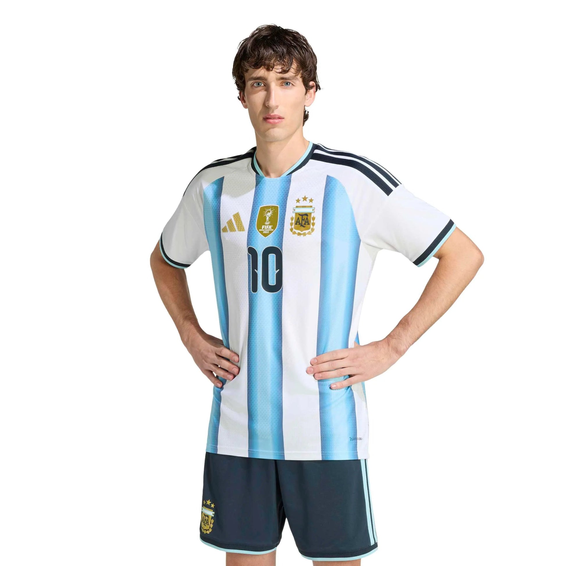 Adidas - 2026 Argentina Men's Authentic Home Messi #10 Soccer Jersey
