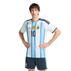 Adidas - 2026 Argentina Men's Authentic Home Messi #10 Soccer Jersey