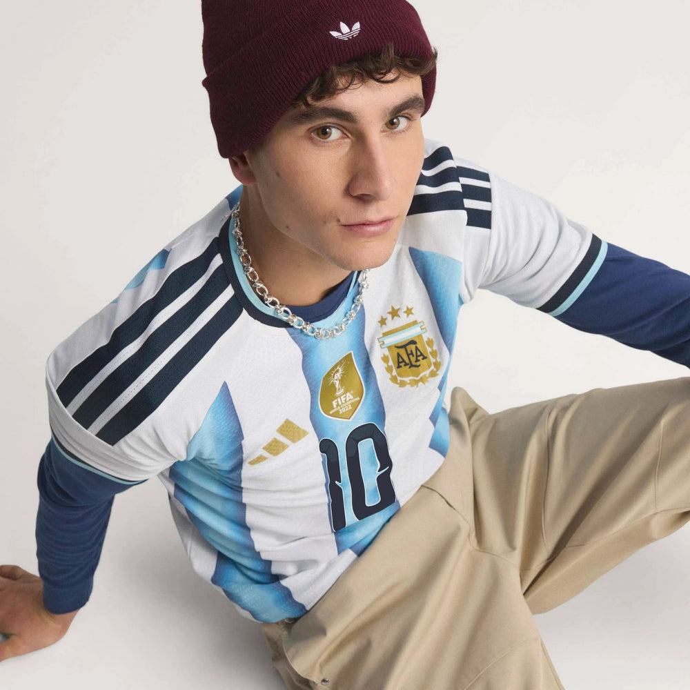 Adidas - 2026 Argentina Men's Authentic Home Messi #10 Soccer Jersey