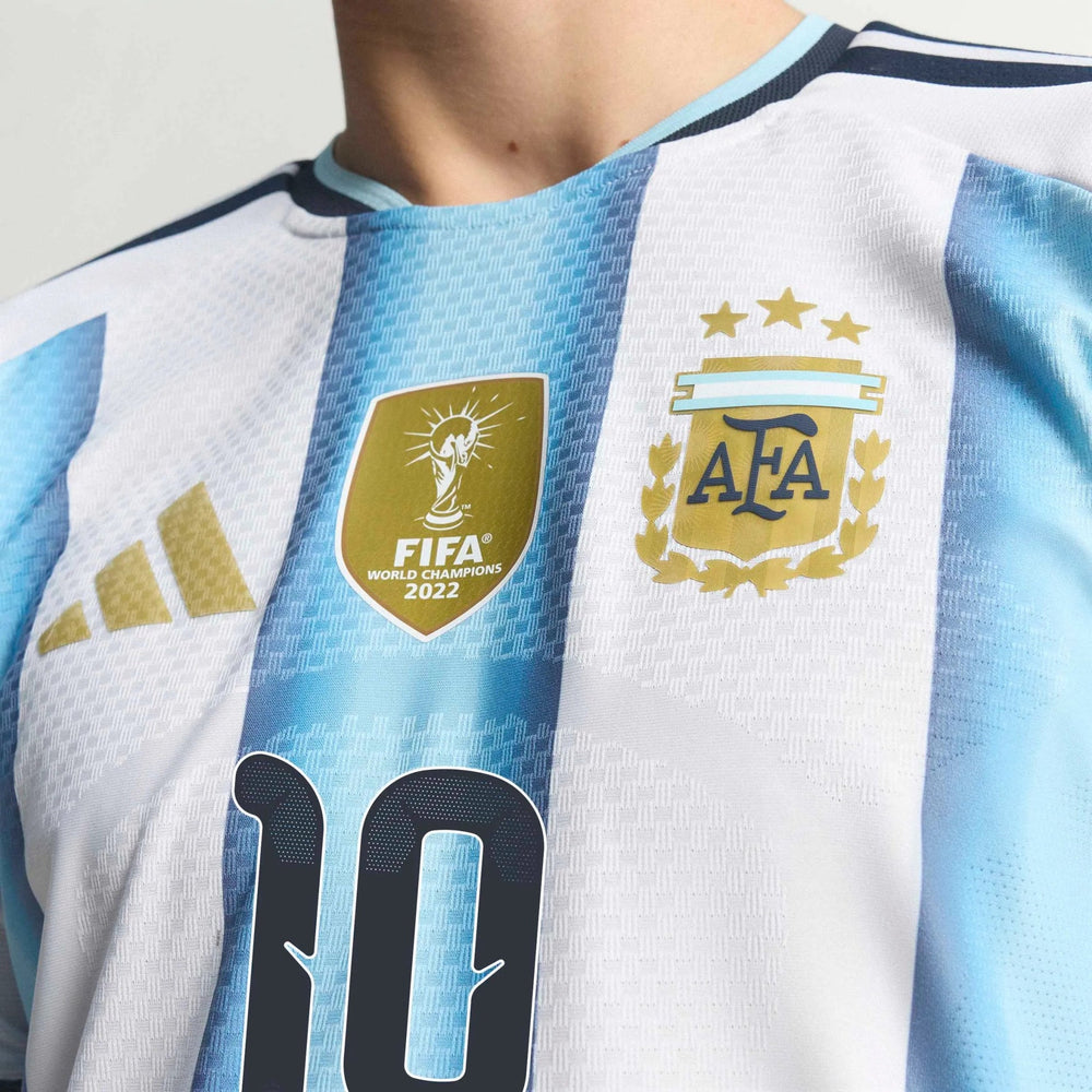 Adidas - 2026 Argentina Men's Authentic Home Messi #10 Soccer Jersey