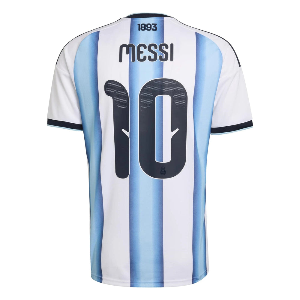 Adidas - 2026 Argentina Men's Stadium Home Messi #10 Soccer Jersey