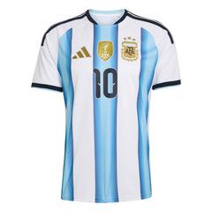 Adidas - 2026 Argentina Men's Stadium Home Messi #10 Soccer Jersey