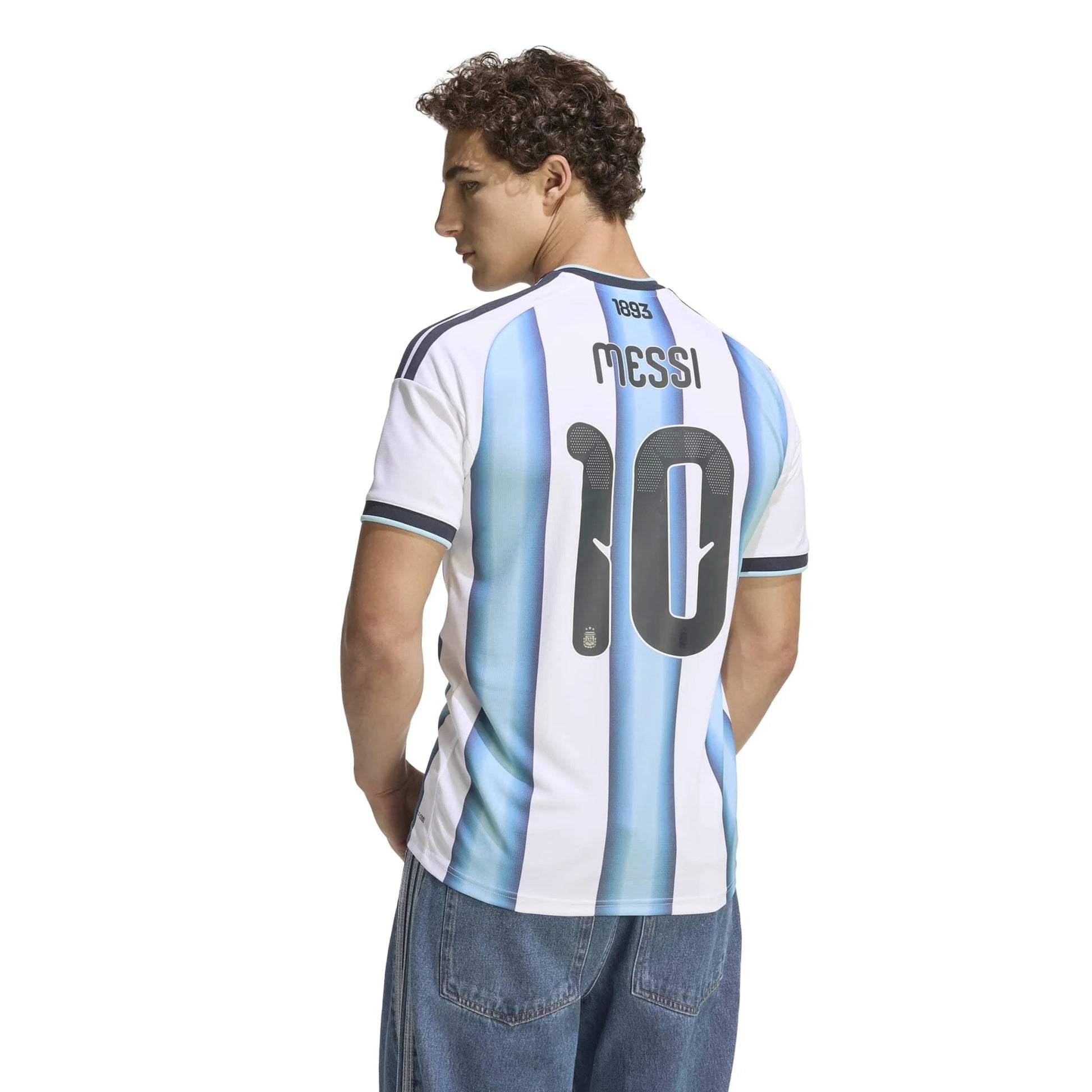 Adidas - 2026 Argentina Men's Stadium Home Messi #10 Soccer Jersey
