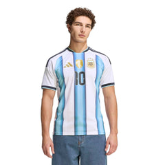 Adidas - 2026 Argentina Men's Stadium Home Messi #10 Soccer Jersey