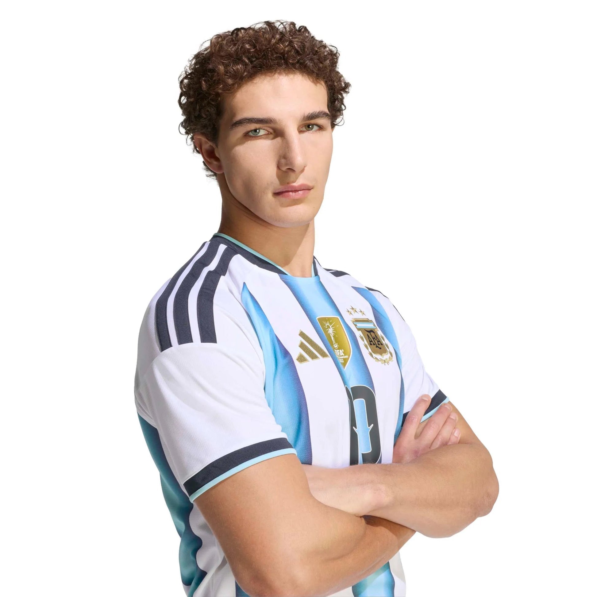 Adidas - 2026 Argentina Men's Stadium Home Messi #10 Soccer Jersey